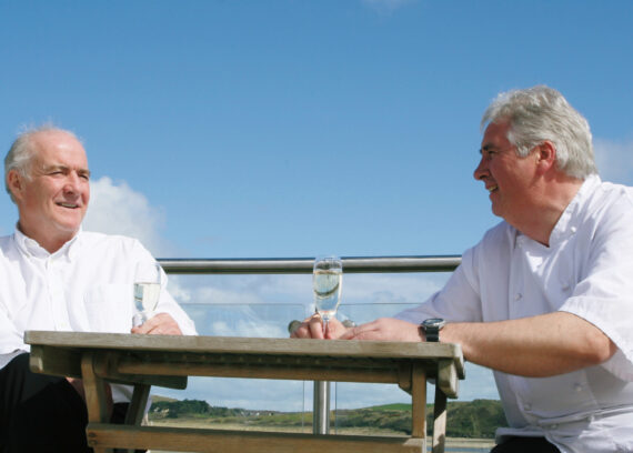 Kevin with Rick Stein